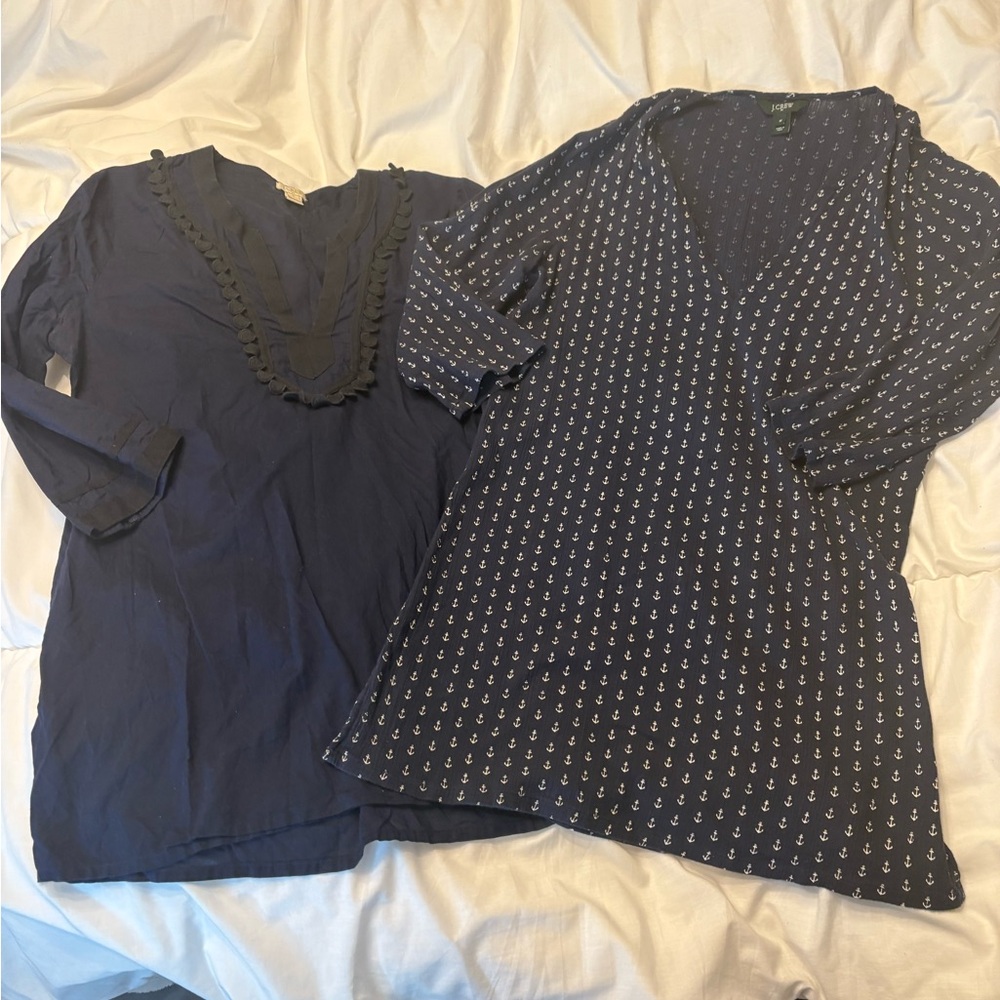 TWO Navy Blue Women's Tunics